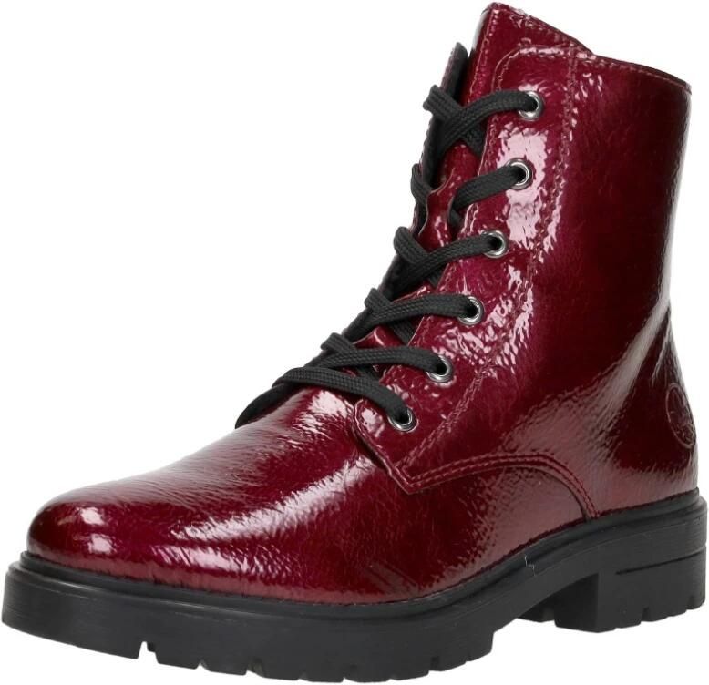 Rieker Veterschoenen Hoog Veterschoenen Hoog Rood - Foto 4