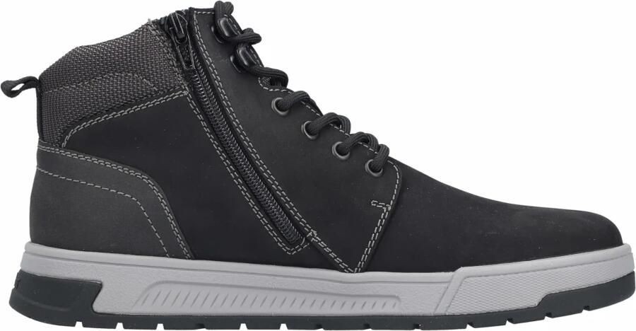 Rieker Sneakers hoog grijs zwart