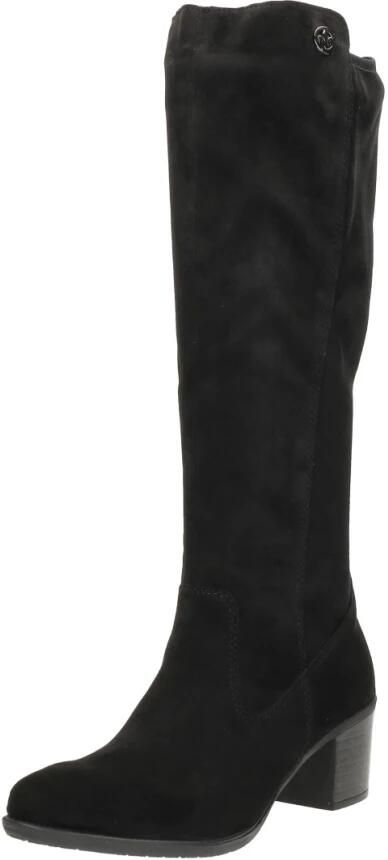 Rieker Zwarte Elastische Kniehoge Laars Klassieke Stijl Black Dames - Foto 2