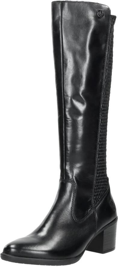 Rieker Zwarte lange Hoge Laarzen met blokhak voor dames Black Dames - Foto 6