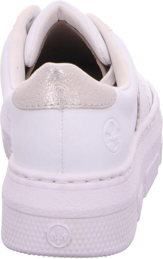 Rieker Plateausneakers veterschoen lage schoen vrijetijdsschoen met gepolsterde schachtversteviging - Foto 4