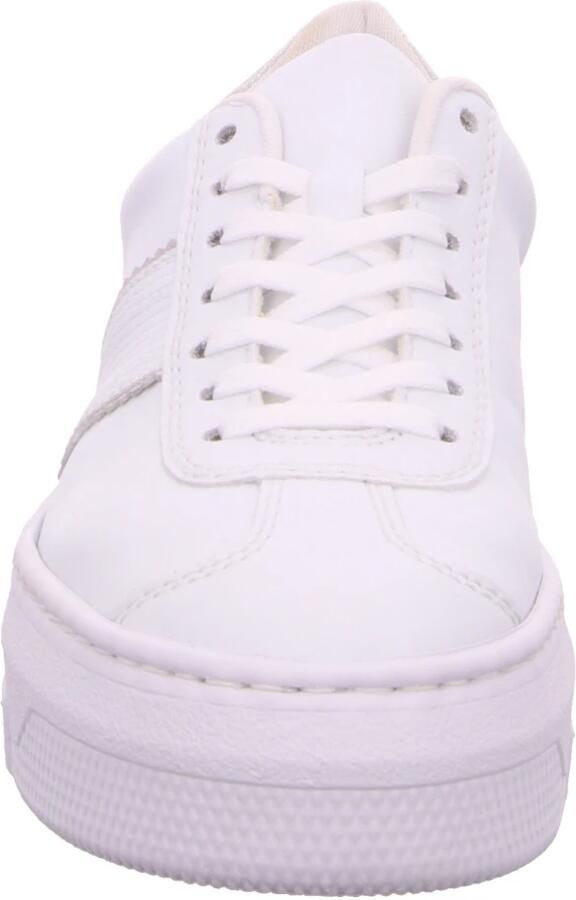 Rieker Plateausneakers veterschoen lage schoen vrijetijdsschoen met gepolsterde schachtversteviging - Foto 3