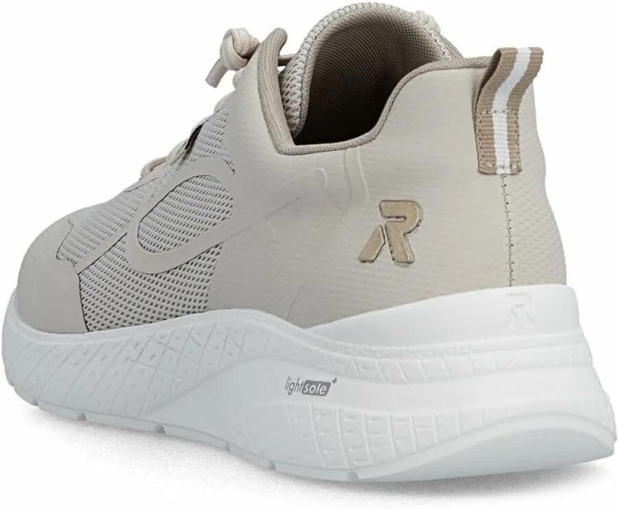 Rieker Dames Sneaker Casual Comfortabel Memory-Foam M8551-60 Beige - Foto 4