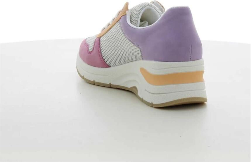 Rieker Sneakers met sleehak Vegan verwijderbare zachte inlegzool vrijetijdsschoen halfschoen veterschoen - Foto 6