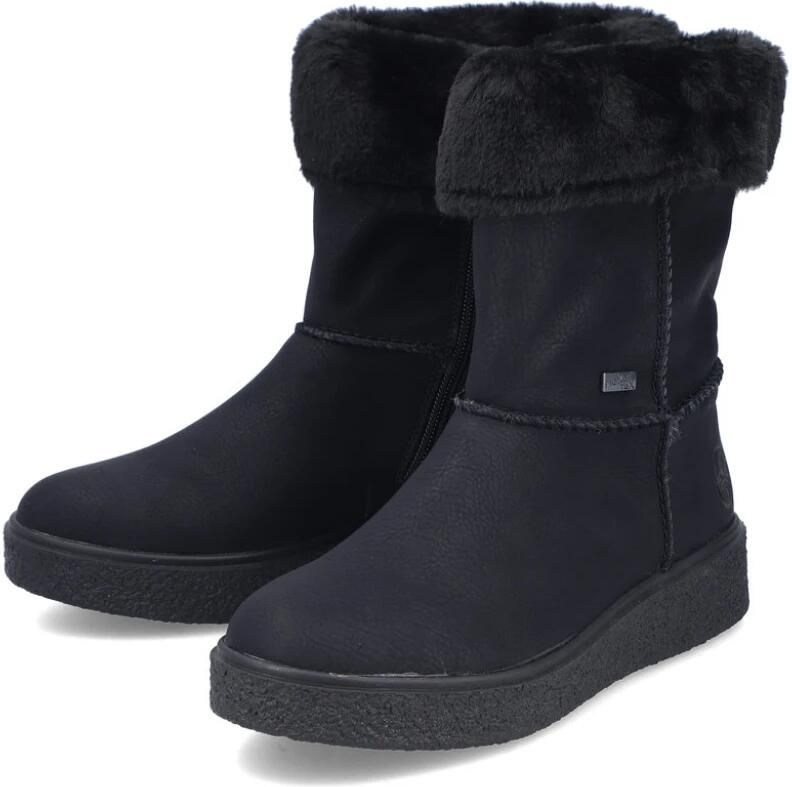 Rieker Winterlaarzen enkellaars plateausool met waterafstotend tex-membraan - Foto 2