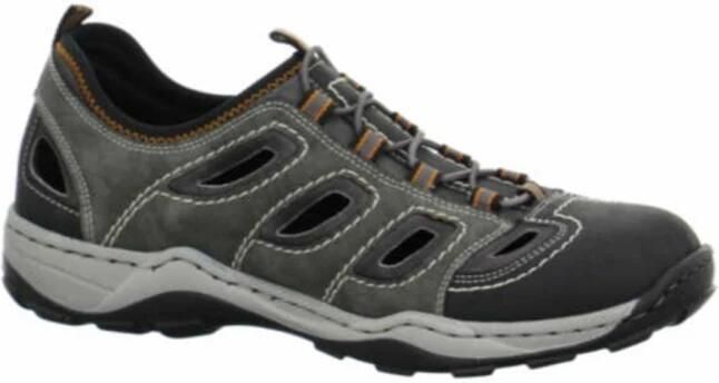 Rieker Instappers Trekking Schoen Sandalen Zomerschoen met praktische Gummitrek - Foto 5
