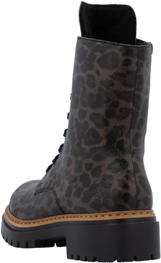 Rieker Veterschoenen Veterenkellaars profielzool met contrasterende zoolrand - Foto 12