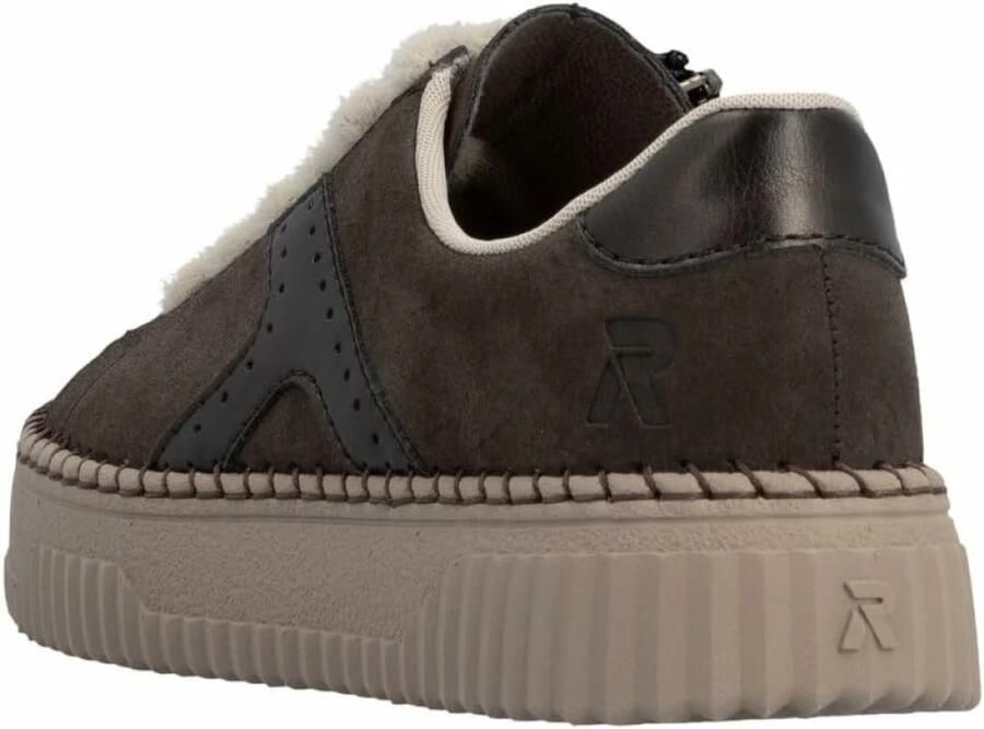 Rieker Sneakers laag kastanjebruin donkerbruin - Foto 5
