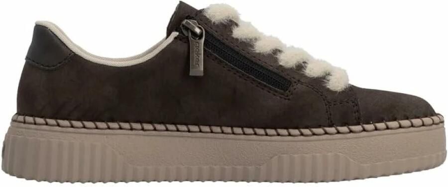 Rieker Sneakers laag kastanjebruin donkerbruin - Foto 6