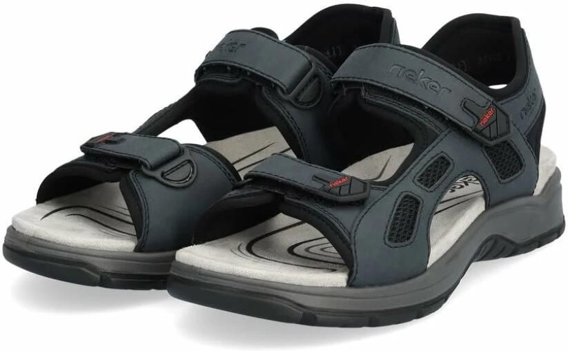 Rieker Trekkingsandalen zomerschoen outdoorsandaal vrijetijdssandaal met klittenbandsluitingen - Foto 2