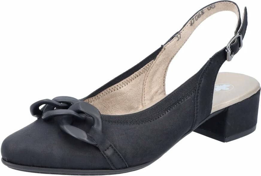 Rieker Slingback pumps avendschoen zomerschoen blokhak met verstelbare band - Foto 2