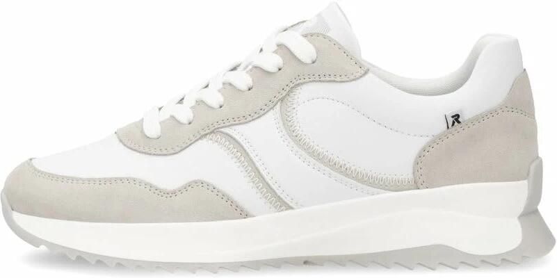 RRieker R-Rieker Sneakers met sleehak veterschoen lage schoen vrijetijdsschoen met contrastdetails