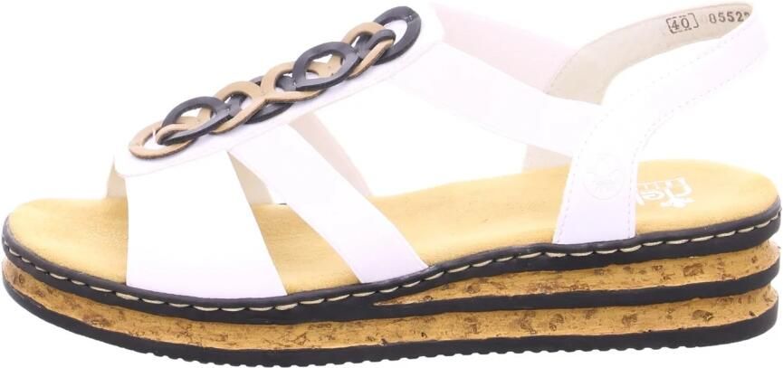 Rieker Sandaaltjes met zacht verdikte binnenzool