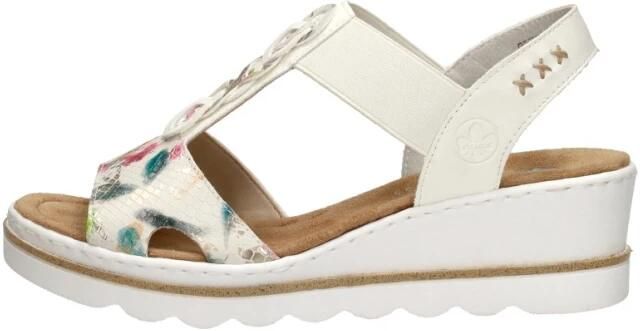 Rieker Zomer sandaal met vrolijke print Multicolor Dames - Foto 3