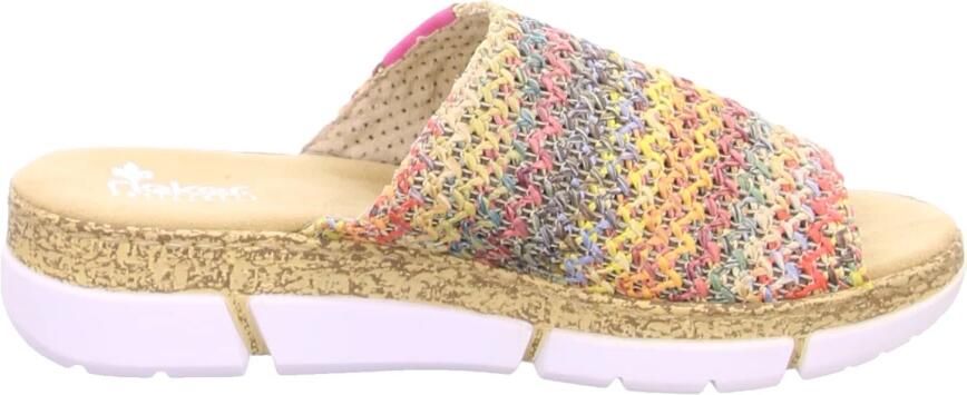 Rieker Slippers sleehak zomerschoen slippers in zomerlook - Foto 2