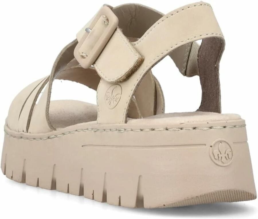 Rieker Beige Sandalen met Bandjes voor Dames - Foto 3