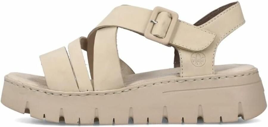 Rieker Beige Sandalen met Bandjes voor Dames - Foto 4