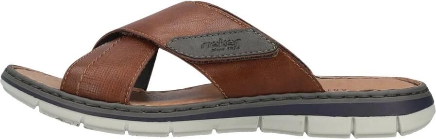 Rieker Slippers Sandalen Bruin 25151-24