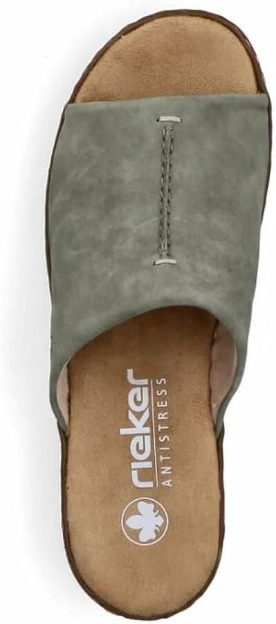 Rieker Dames Pantoletten Slipper 62905-53 Groen - Foto 6
