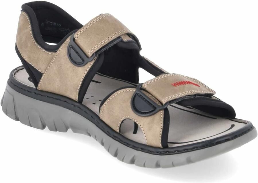 Rieker heren trekking-sandaal 26761-65 sandalen schoenen zomer trekking Beige