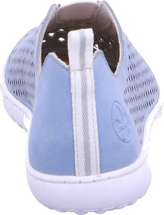 Rieker Sneakers Vrijetijdsschoen lage schoen instapschoen met kleurrijke siersteek - Foto 5