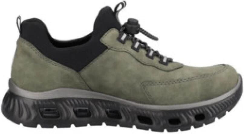 Rieker Dames Sneaker Low Elastiek Comfortwijdte G M6058-54 Groen