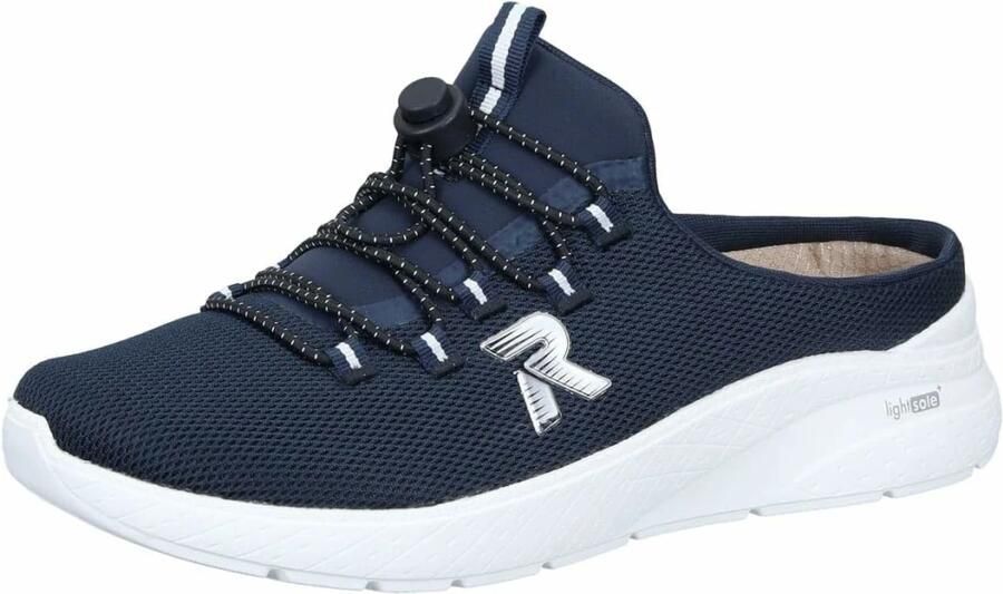 Rieker dames sabot blauw - Foto 2