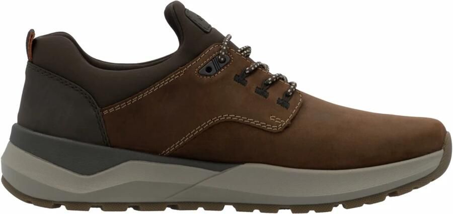 Rieker Sneakers laag 'Slipper Herren 06050-22 Echtleder in braun' bruin