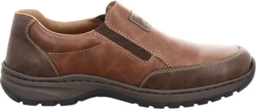 Rieker herenslipschoenen sportschoenen 03354-26 bruin extra breed