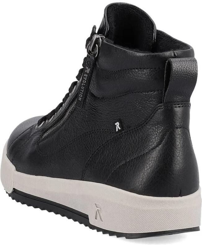 RRieker R-Rieker Hoge veterschoenen ankle boot high top sneaker leisure boots with zipper