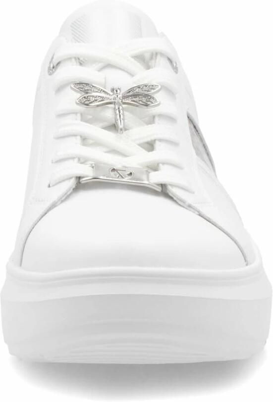 RRieker R-Rieker Plateausneakers met stijlvolle metallic-details vrijetijdsschoen lage schoen veterschoen - Foto 2
