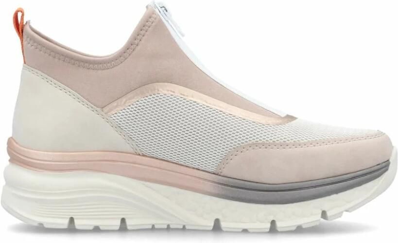 Rieker Boots zonder sluiting sleehak vrijetijdsschoen high top sneakers ritssluiting