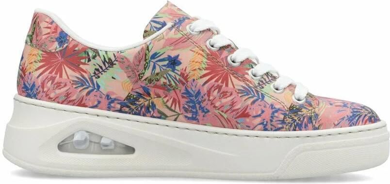 Rieker Plateausneakers veterschoenen lage schoen vrijetijdsschoen met air uitrusting - Foto 2