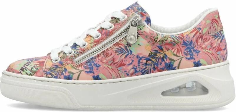 Rieker Plateausneakers veterschoenen lage schoen vrijetijdsschoen met air uitrusting - Foto 3