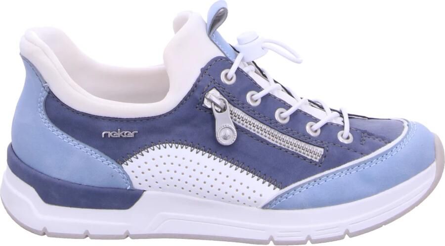 Rieker Slip-on sneakers instapschoen lage schoen vrijetijdsschoen met zachte schacht