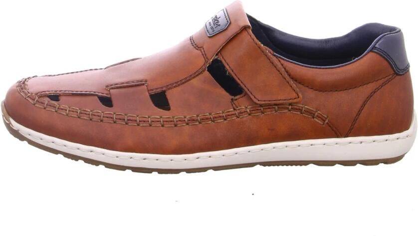 Rieker Klittenbandschoenen bakkersandaal slipper comfortabele schoen met gepolsterde schacht