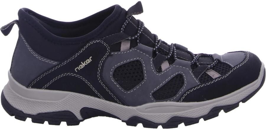 Rieker Slip-on sneakers trekking schoen outdoorschoen instapschoen met elastiek - Foto 4