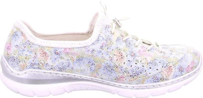 Rieker dames slip-on schoenen wit gekleurd