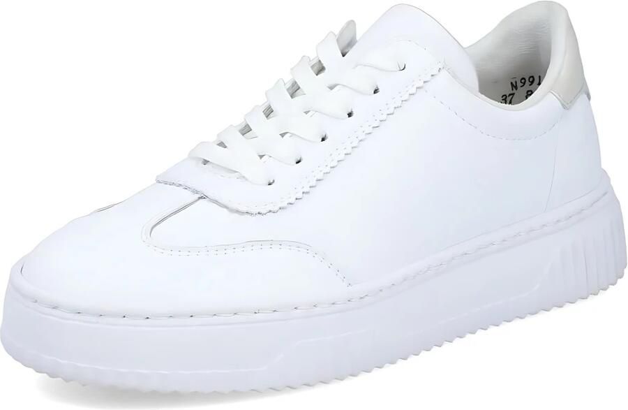 Rieker dames leren lage schoenen wit - Foto 6