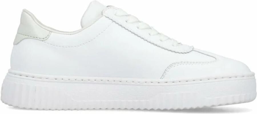 Rieker dames leren lage schoenen wit