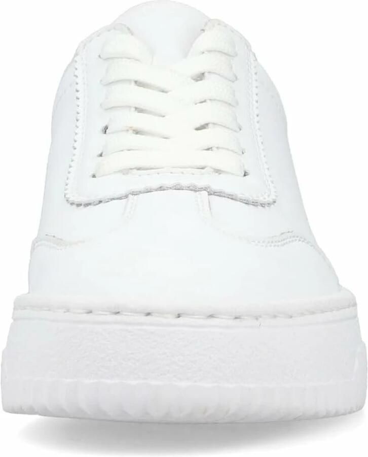 Rieker dames leren lage schoenen wit - Foto 3