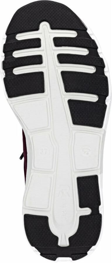 Rieker Sneakers laag bordeaux wit - Foto 5