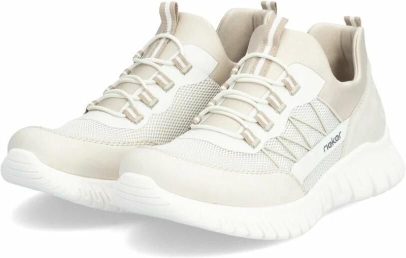 Rieker Slip-on sneakers instappers lage schoen vrijetijdsschoen in vegan uitvoering - Foto 4