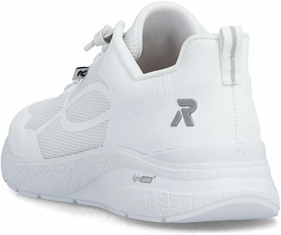 Rieker Dames Sneaker Casual Comfortabel Memory-Foam M8551-80 Wit - Foto 3