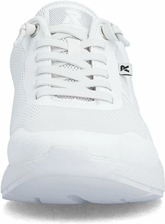 Rieker Dames Sneaker Casual Comfortabel Memory-Foam M8551-80 Wit - Foto 4