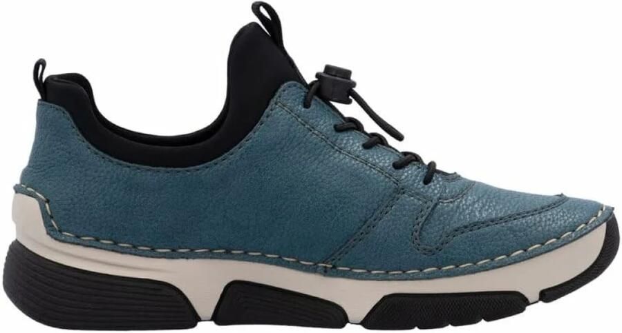 Rieker Slip-on sneakers Instapschoen lage schoen vrijetijdssneaker elastische band snelsluiting