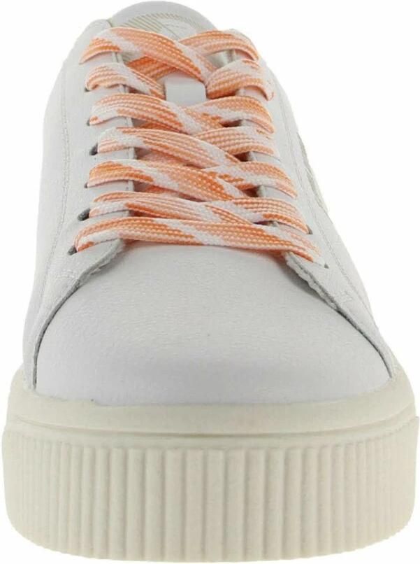 Rieker Sport Sneakers laag abrikoos pasteloranje wit - Foto 3
