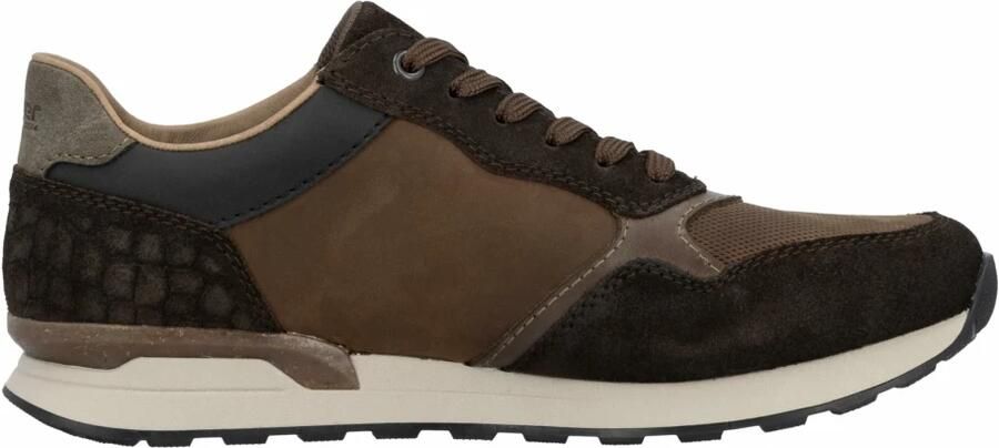 Rieker Sneakers Lage schoen veterschoen vrijetijdssneaker met zachte schachtrand
