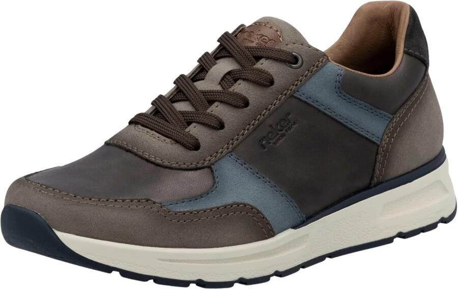 Rieker Sneakers laag smoky blue donkerbruin taupe