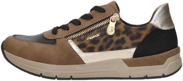 Rieker Sneakers vrijetijdsschoen veterschoen halfschoen met modieuze accenten